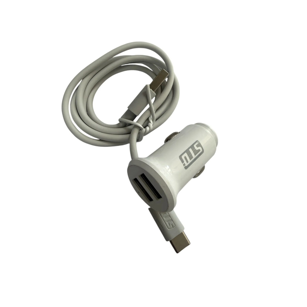 STD C-210 Dual USB Autolader 3.1A Wit-Ilumina Benelux