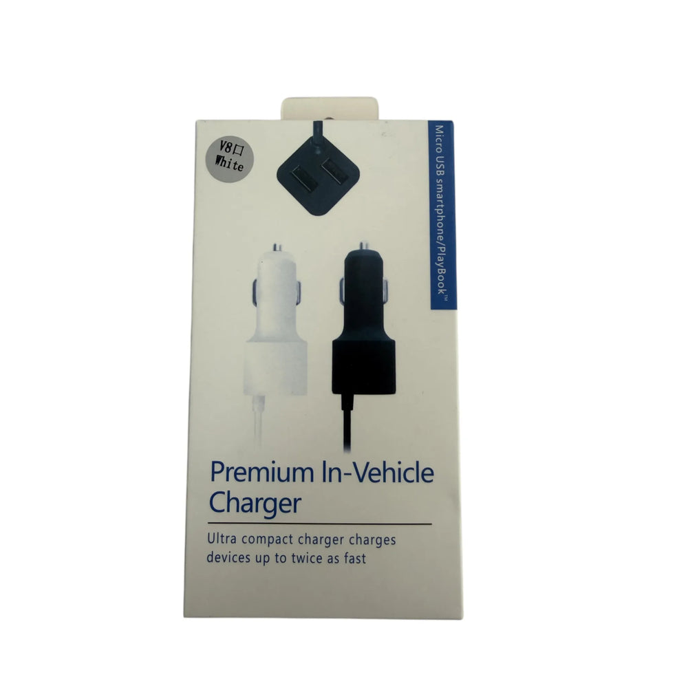 Premium In-Vehicle USB 3.0 Micro-USB Autolader Zwart-Ilumina Benelux