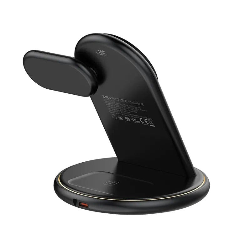 3-in-1 Draadloze Oplader – Geschikt voor MagSafe & Qi2 – 15W Wireless Charger voor iPhone 12 t/m 17, Apple Watch & AirPods – Opvouwbaar Oplaadstation