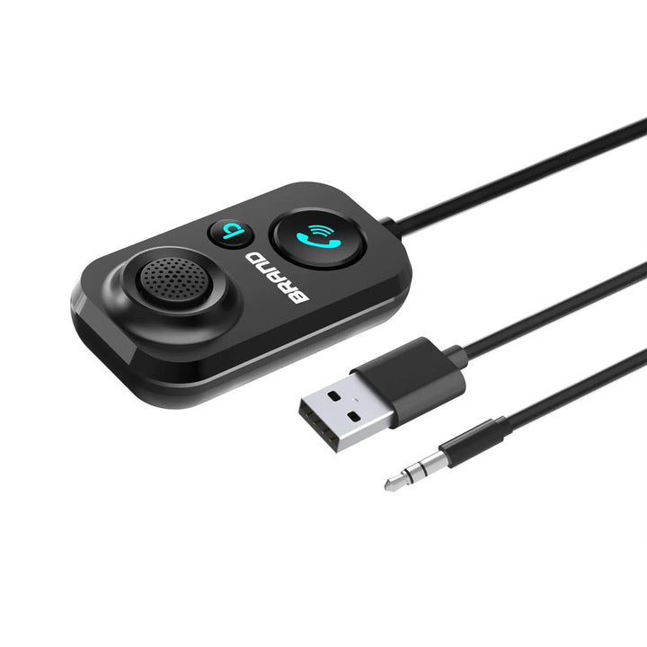 Bluetooth Receiver Auto – Handsfree Bellen – Bass Boost – Bluetooth 5.1 AUX Adapter – Ruisonderdrukking – Voor Autoradio & Speakers-Ilumina Benelux