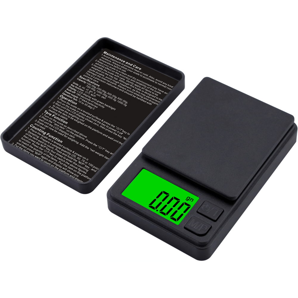 Digitale Precisie Weegschaal – 0,01g tot 1000g – Keukenweegschaal – Sieradenweegschaal – Koffieweegschaal – LCD Display met Achtergrondverlichting-Ilumina Benelux