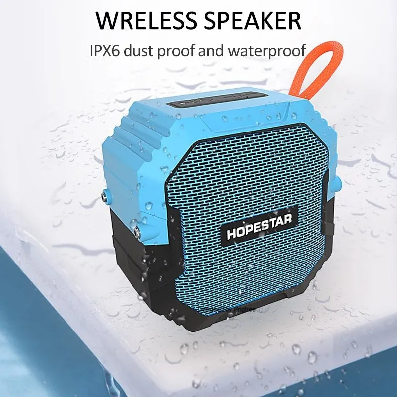 Hopestar T7 Outdoor Bluetooth Speaker – Mini Draadloze Speaker – IPX7 Waterdicht – 360° Stereo Subwoofer – Zwart-Ilumina Benelux