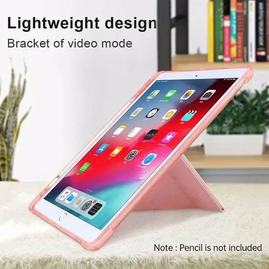 iPad 11 2025 A16 / iPad 12 2026 A19 11 inch / iPad 10 (2022) 10.9 Hoesjes – Smartcover Tablethoes – Penhouder – Auto Sleep/Wake – Zwart-Tablethoesjes-Ilumina Benelux