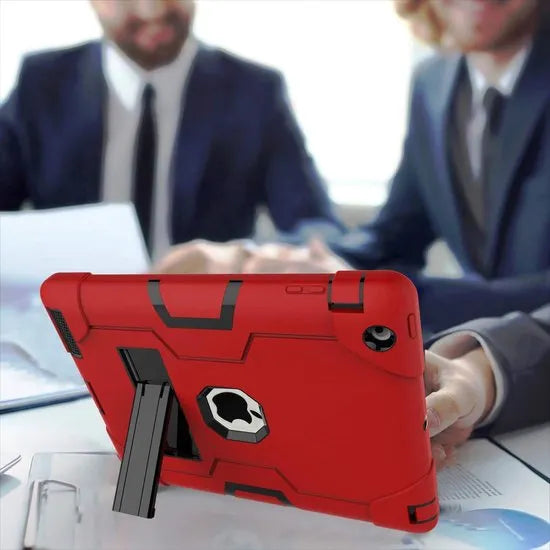 iPad 2/3/4 Tablethoes – Rugged Backcover Hoesjes – Schokbestendig – Standfunctie Kickstand – Blauw-Tablethoesjes-Ilumina Benelux
