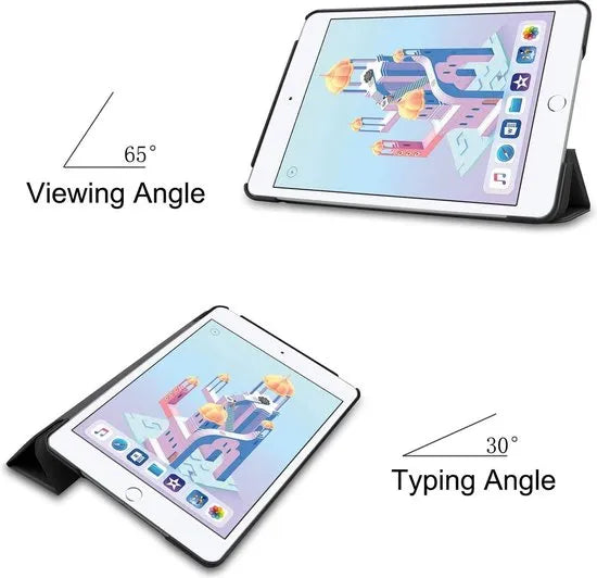 iPad 2/3/4 – Ultraslank Tri-Fold Smart Cover – Standfunctie – Magneetsluiting – Goud-Tablethoesjes-Ilumina Benelux
