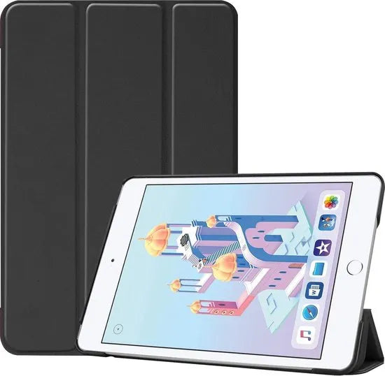 iPad 2/3/4 – Ultraslank Tri-Fold Smart Cover – Standfunctie – Zwart-Tablethoesjes-Ilumina Benelux