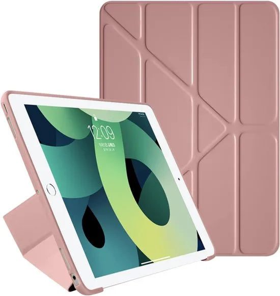 iPad Air 11 inch (2024/2025/2026) & Air 5/4 Hoesjes – Smartcover Tablethoes – Penhouder – Auto Sleep/Wake – Roségoud-Tablethoesjes-Ilumina Benelux