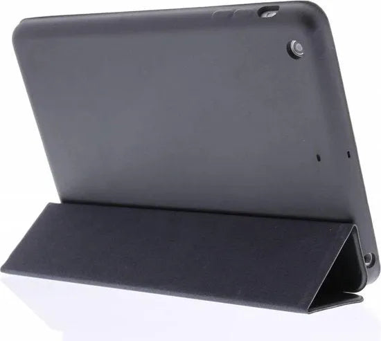 iPad Mini 1/2/3 Tablethoes – Ultraslanke Tri-Fold Smart Cover – Standfunctie – Magneetsluiting – Zwart-Tablethoesjes-Ilumina Benelux