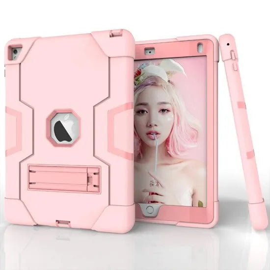 iPad Mini 2/3/4 Tablethoes – Rugged Case Hoesjes – Schokbestendig – Kickstand Standfunctie – Roze-Tablethoesjes-Ilumina Benelux