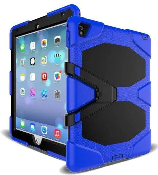 iPad Mini 4/5 Tablethoes – Rugged Case Hoesjes – Schokbestendig – Kickstand Standfunctie – Blauw-Tablethoesjes-Ilumina Benelux