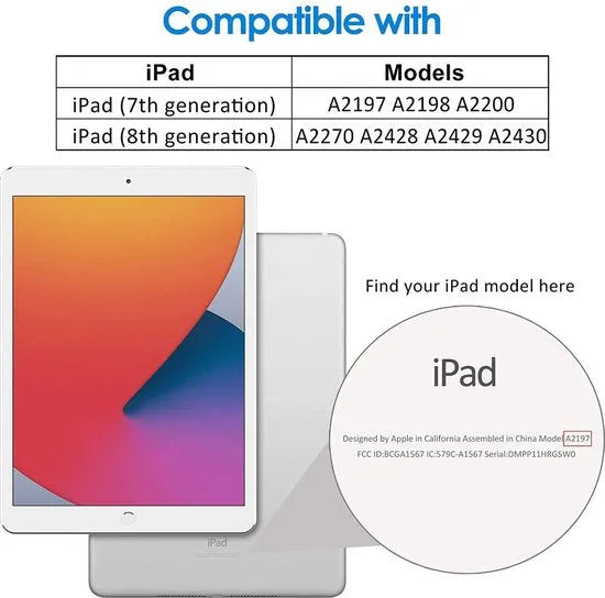 iPad Mini 4/5 – Ultraslank Tri-Fold Smart Cover – Standfunctie – Magnetisch – Goud-Tablethoesjes-Ilumina Benelux
