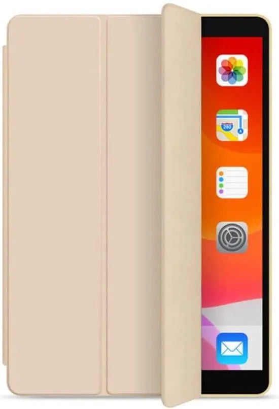 iPad Mini 4/5 – Ultraslank Tri-Fold Smart Cover – Standfunctie – Magnetisch – Goud-Tablethoesjes-Ilumina Benelux