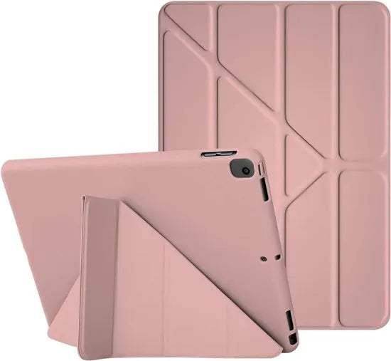 iPad Mini 7/6 Hoesjes – Smartcover Tablethoes – Penhouder – Auto Sleep/Wake – 8.3 Inch – Roségoud-Tablethoesjes-Ilumina Benelux