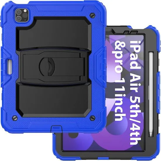 Tablethoes – Schokbestendig – iPad Pro 11 (2022/2021/2020) & Air 5/4 – Blauw-Ilumina Benelux