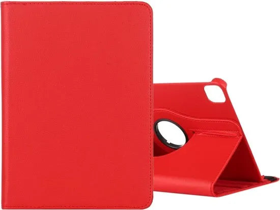 iPad Pro 11 Hoesjes (2020-2022) – 360° Draaibare Tablethoes – Multi-Stand Standfunctie – Rood-Tablethoesjes-Ilumina Benelux
