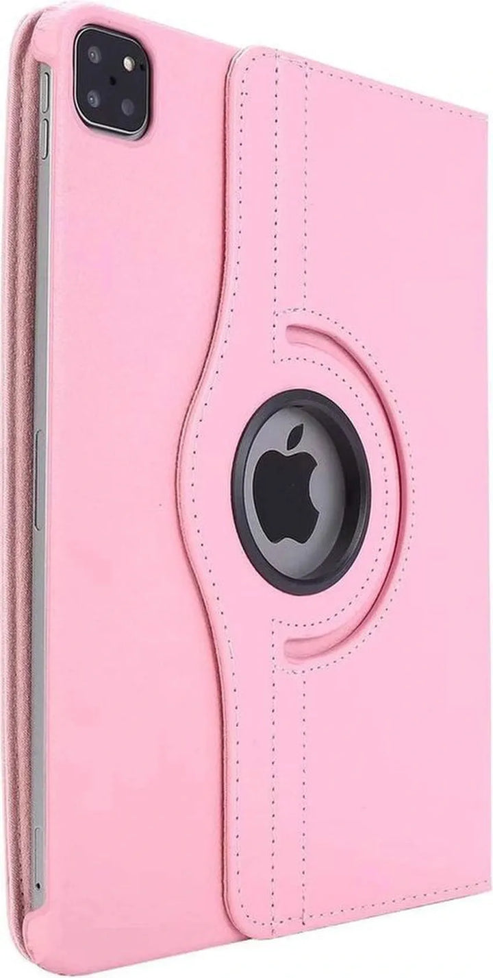 iPad Pro 11 inch 2020/2021/2022 Hoesjes – 360° draaibaar multi-stand – Standfunctie – Lichtroze-Tablethoesjes-Ilumina Benelux