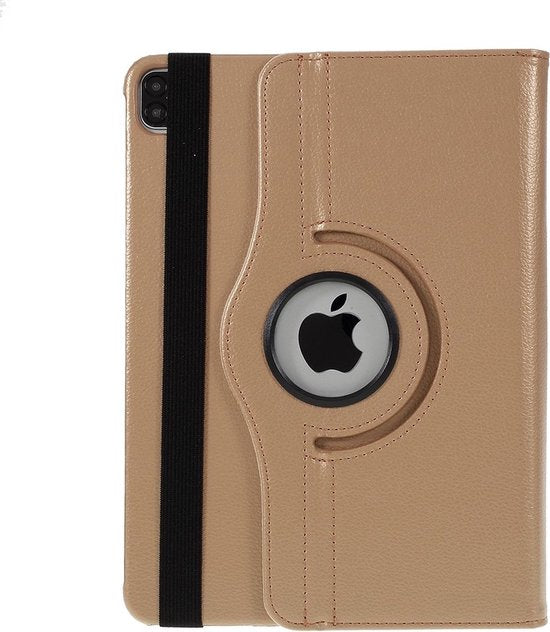iPad Pro 11 inch (2024/2025) Hoesjes – 360° draaibaar – Multi-stand – Goud-Tablethoesjes-Ilumina Benelux