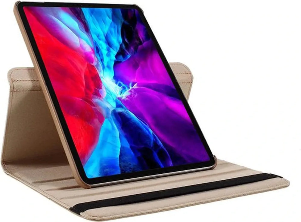iPad Pro 11 inch (2024/2025) Hoesjes – 360° draaibaar – Multi-stand – Goud-Tablethoesjes-Ilumina Benelux