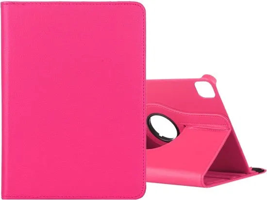 iPad Pro 11 inch Hoesjes – 360° Draaibare Multi-Stand Tablethoes – 2020/2021/2022 – Donkerroze-Tablethoesjes-Ilumina Benelux