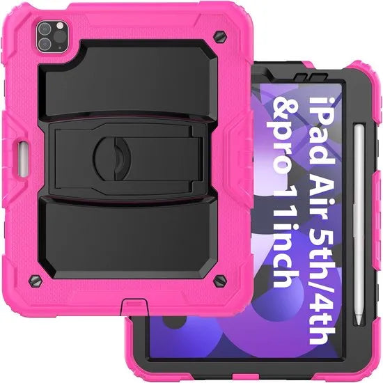 Tablethoes – Schokbestendig – iPad Pro 11 (2022/2021/2020) & Air 5/4 – Roze-Ilumina Benelux
