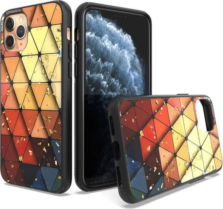 iPhone 11 Hoesjes – Siliconen Backcover – Print Triangle Nation – Schokbestendig-Ilumina Benelux