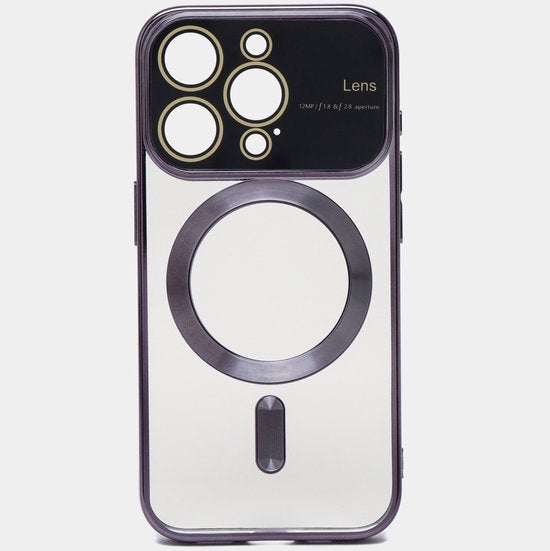 iPhone 11 Pro Hoesjes – Magnetische Backcover met MagSafe – Camera Lens Protector – Paars-Ilumina Benelux