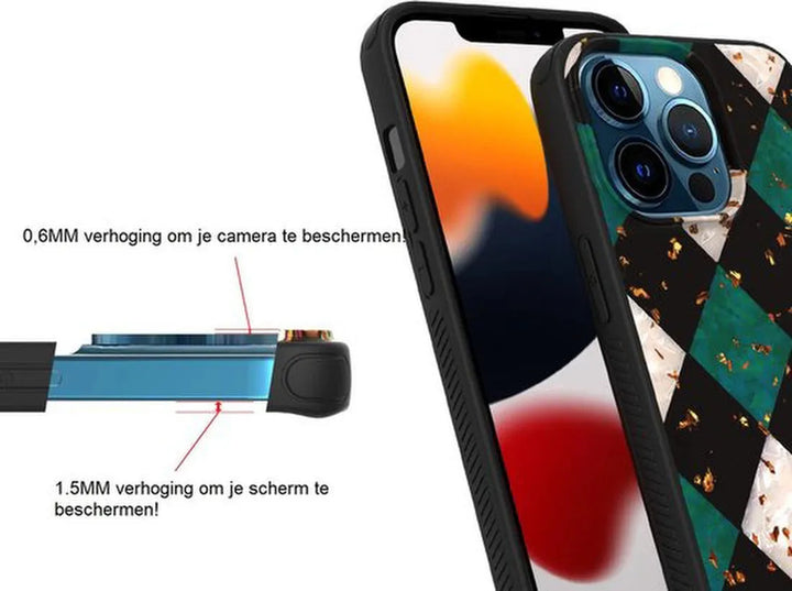 iPhone 11 Pro Hoesjes – Siliconen Backcover – Print White Marble – Wit-Ilumina Benelux