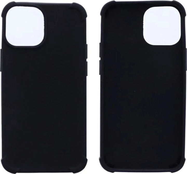 iPhone 12 Mini Hoesjes – Siliconen Backcover – Schokbestendig – Anti-Shock – Zwart-Ilumina Benelux