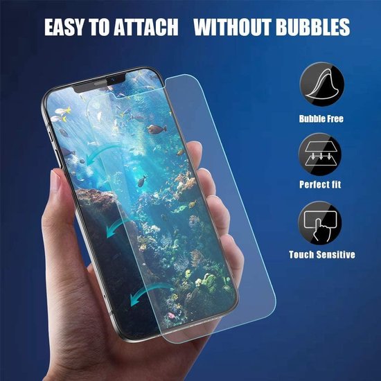 iPhone 12 Pro Screenprotector Gehard 9H – Anti-kras – 1-Pack-Ilumina Benelux