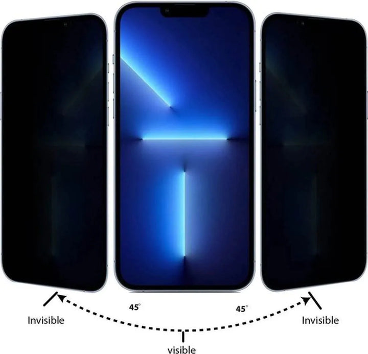 iPhone 13 Mini – Privacy Full Cover – 9H Gehard Glas – 4-Pack-Ilumina Benelux