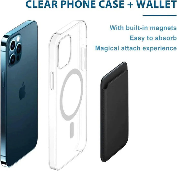 iPhone 13 Pro Hoesjes – Anti-Shock Backcover met MagSafe – Magnetische Pasjeshouder – Lichtbruin-Ilumina Benelux