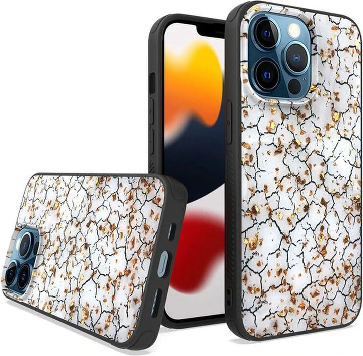 iPhone 13 Pro Hoesjes – Siliconen Backcover – Print Broken Wall – Schokbestendig-Ilumina Benelux