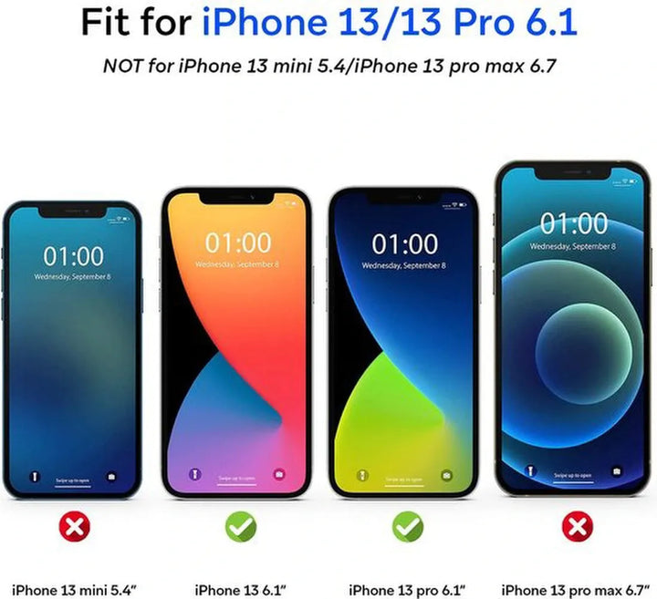 iPhone 13/13 Pro – Privacy Screenprotector – 9H Gehard Glas – 2-Pack-Ilumina Benelux