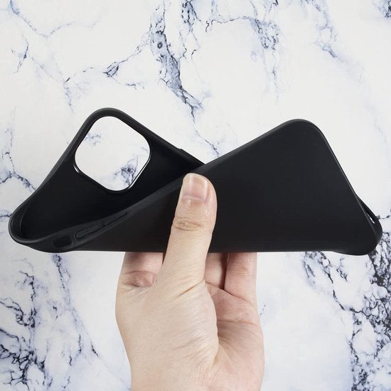 iPhone 14 Plus Hoesjes – Siliconen Backcover – Soft Silicone – Zwart-Ilumina Benelux