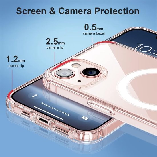 iPhone 14 Pro Hoesjes – Transparante Backcover – MagSafe Compatibel – Magnetisch – Doorzichtig-Ilumina Benelux