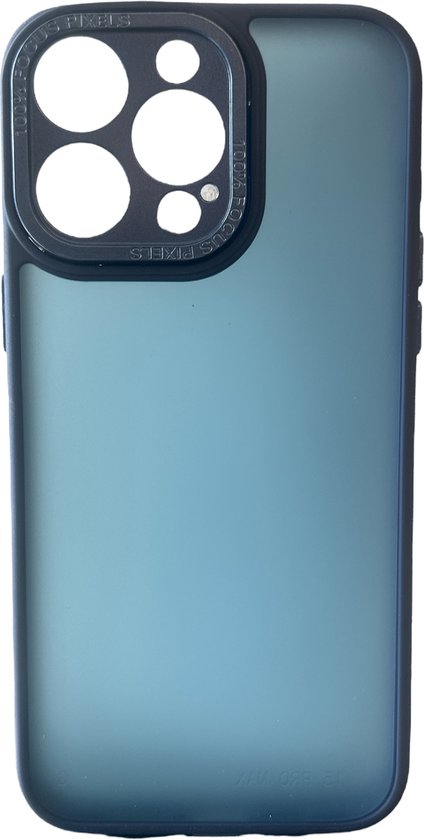 iPhone 14 Pro Max Hoesjes – Military Backcover – Camera Protector – Schokbestendig – Blauw-Ilumina Benelux