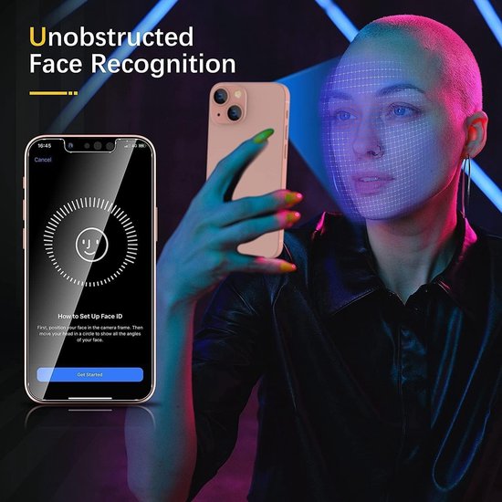 iPhone 15 Plus Screenprotector Full Cover – 9H Gehard Glas – 4-Pack Tempered Glas-Ilumina Benelux