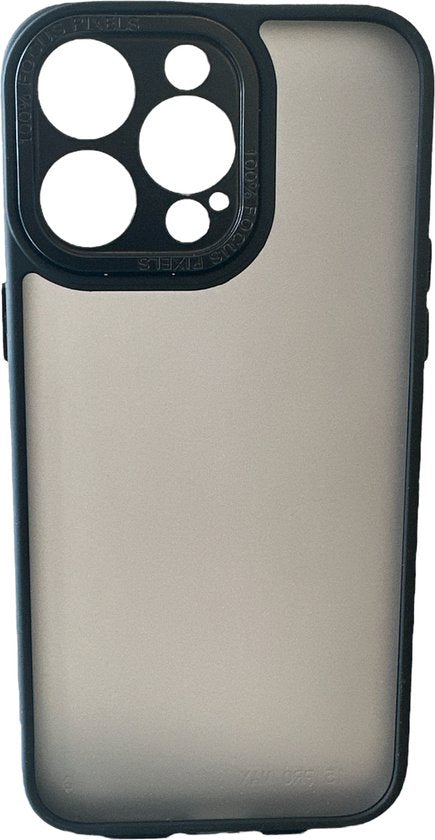 iPhone 15 Pro Max Hoesjes – Military Backcover – Schokbestendig – Camera Protector – Zwart-Ilumina Benelux