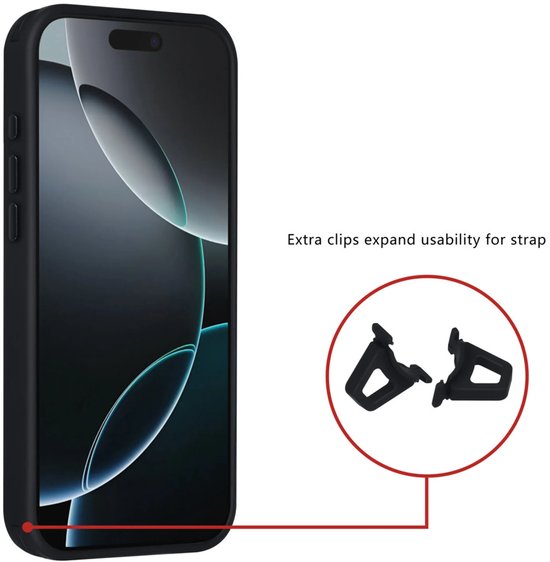 iPhone 16 Pro Hoesjes – Carbon Fiber Backcover – Schokbestendig – Zwart-Ilumina Benelux