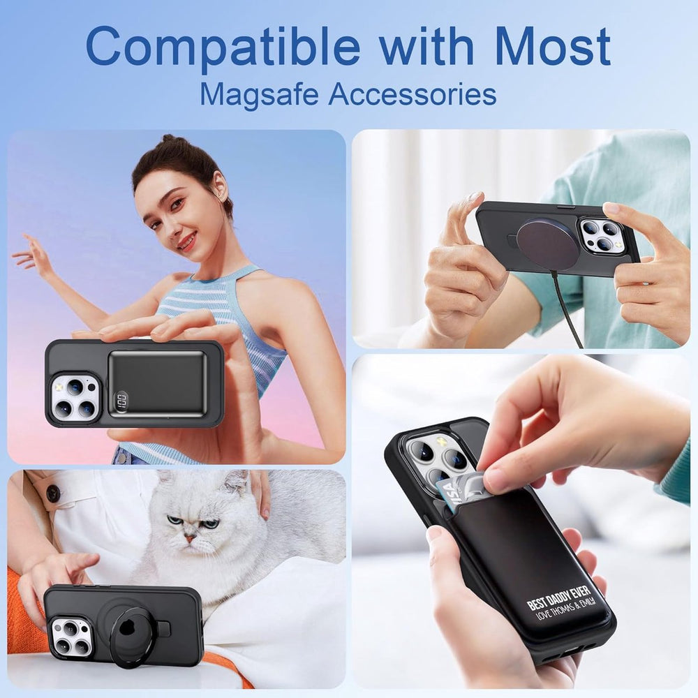 iPhone 17 Hoesjes – MagSafe Backcover – Schokbestendig – Inclusief 2x Screenprotector – Grijs-Ilumina Benelux