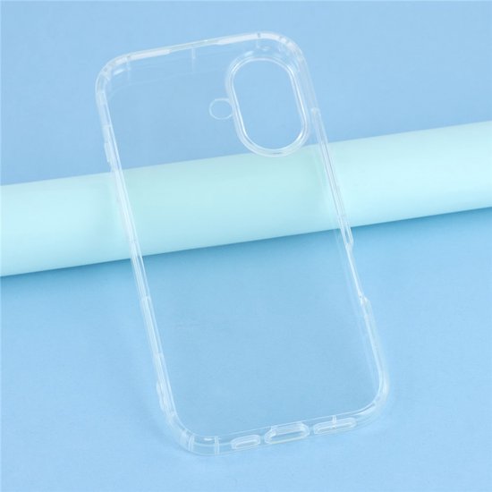 iPhone 17 Hoesjes – Transparante Siliconen Backcover – Inclusief 2x Screenprotector Gehard Glas – 2x Camera Lens Protector-Ilumina Benelux