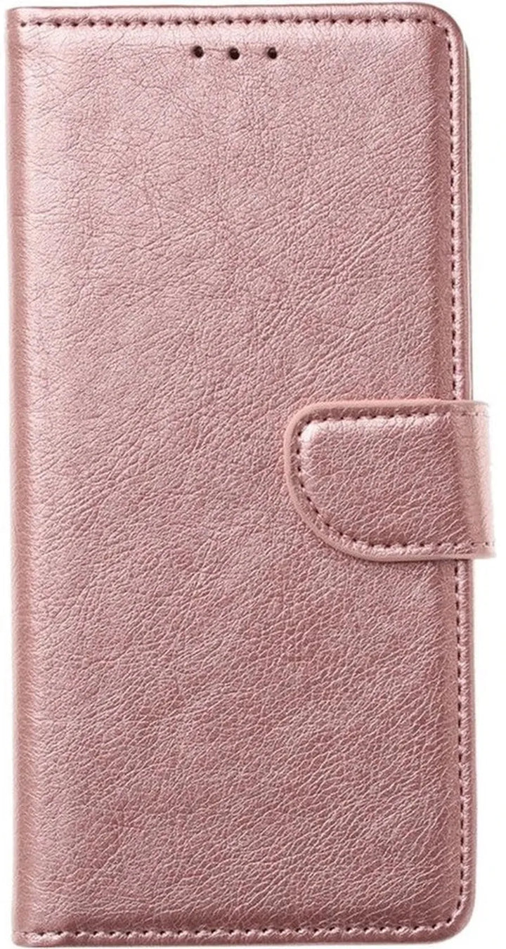 iPhone 17 Pro Max Hoesjes – Bookcase – Magneetsluiting – Inclusief 2x Screenprotector – Roségoud-Ilumina Benelux