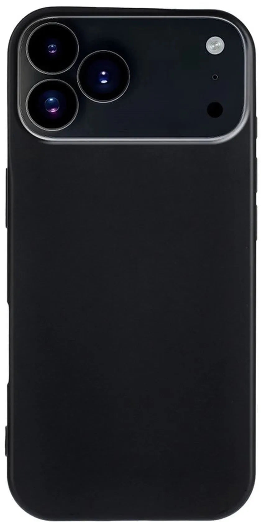 iPhone 17 Pro Max Hoesjes – Siliconen Backcover – Soft Grip – Zwart – Incl. 3x Screenprotector Gehard Glas – Anti Kras – Transparant-Ilumina Benelux