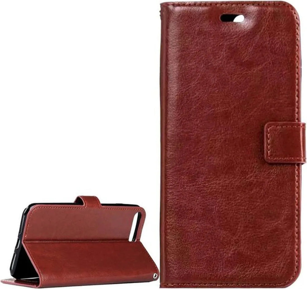 iPhone 7 Plus / 8 Plus Hoesjes – Portemonnee Hoes – Bookcase – Magneetsluiting – Bruin-Ilumina Benelux
