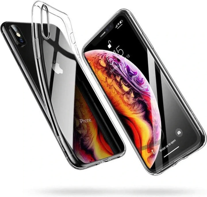 iPhone X / XS Hoesjes – Soft Silicone Backcover – Transparant – Flexibel – Anti Kras-Ilumina Benelux