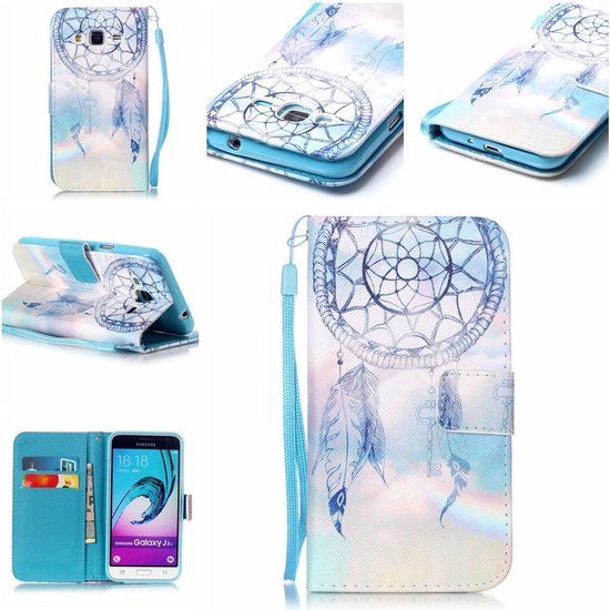 iPhone XS Max Hoesjes – Portemonnee Hoes – Dreamcatcher Design – Pasjeshouder – Magneetsluiting – Zwart-Ilumina Benelux