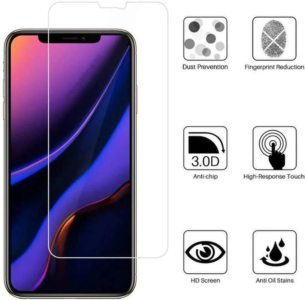 jouw toestel Screenprotector Gehard 9H – Anti-kras – Tempered Glas – 1-Pack-Ilumina Benelux