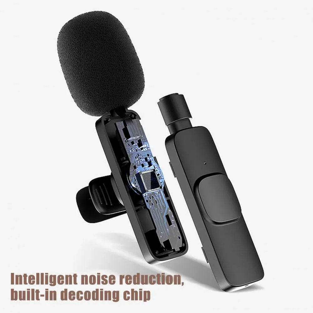 Draadloze USB-C Lavalier Microfoon – Wireless Clip-On Microfoon voor Android, USB-C Smartphones, Vloggen, Interviews, TikTok & YouTube