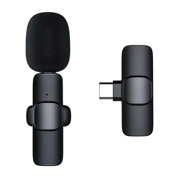 Draadloze USB-C Lavalier Microfoon – Wireless Clip-On Microfoon voor Android, USB-C Smartphones, Vloggen, Interviews, TikTok & YouTube