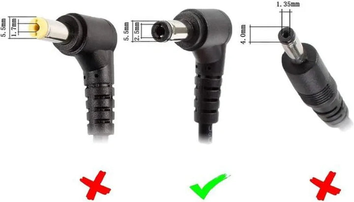 Laptop oplader – Voedingsadapter 19V 4.74A – 5.5 x 2.5 mm plug – Geschikt voor ASUS Toshiba Lenovo Medion – Zwart-Voedingsadapter-Ilumina Benelux